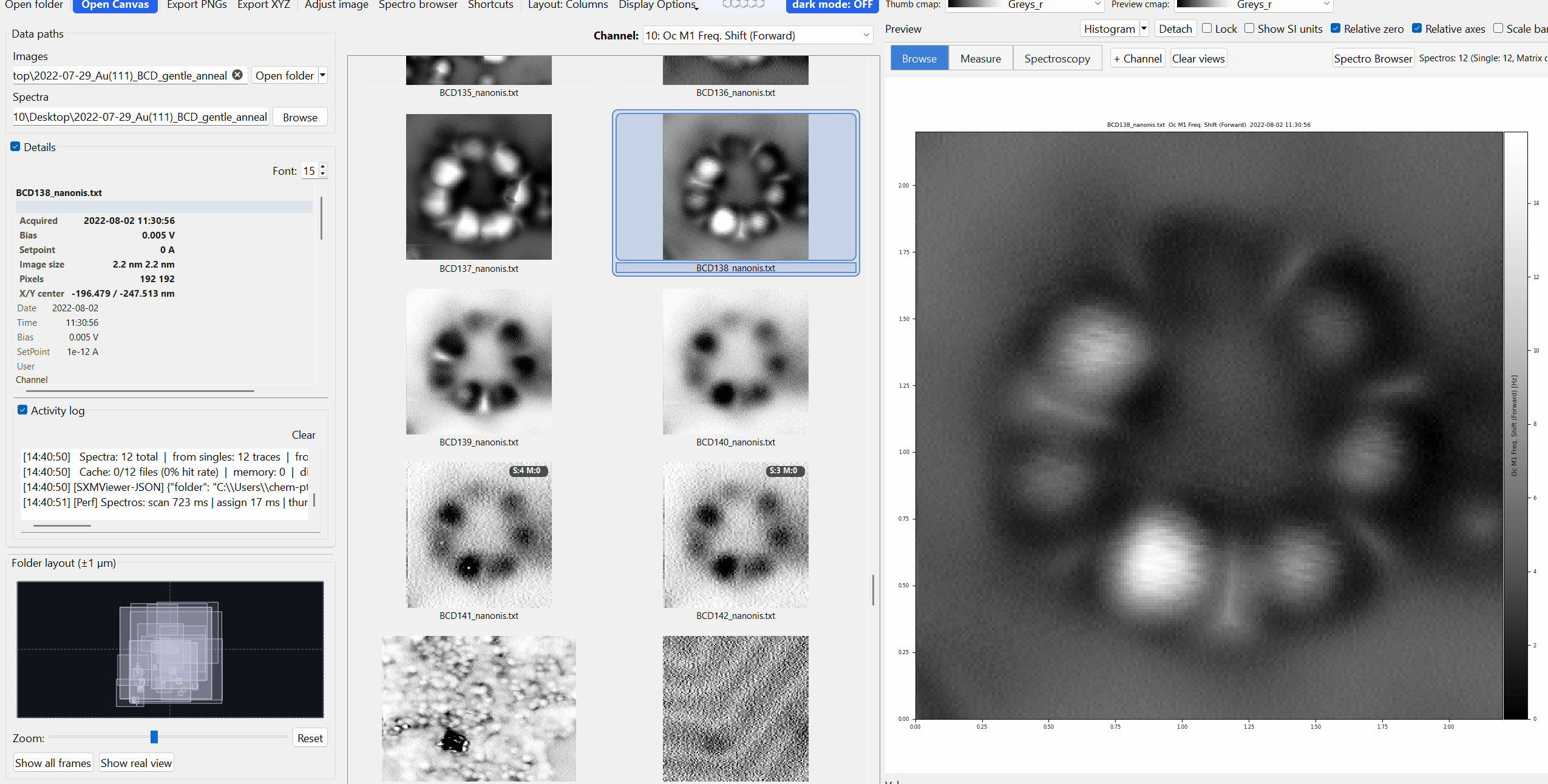 Canvas export workflow